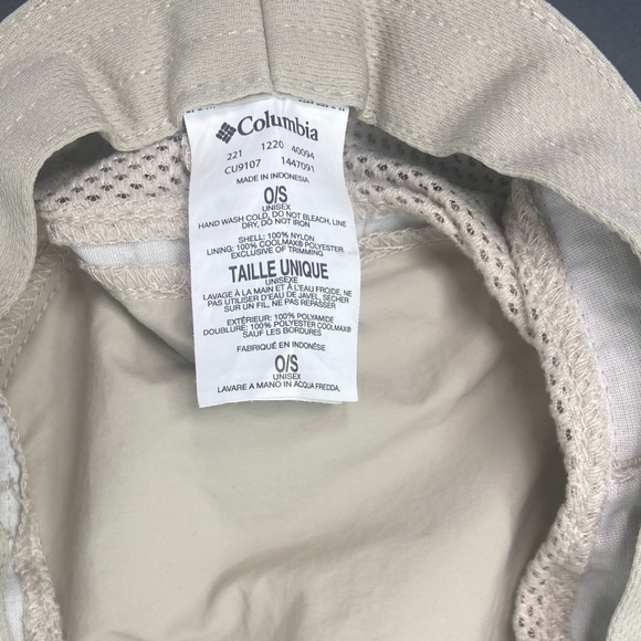 Columbia Sportswear Unisex Bucket Hat Safari Khaki Adjustable One Size Nylon Cap - Picture 14 of 15